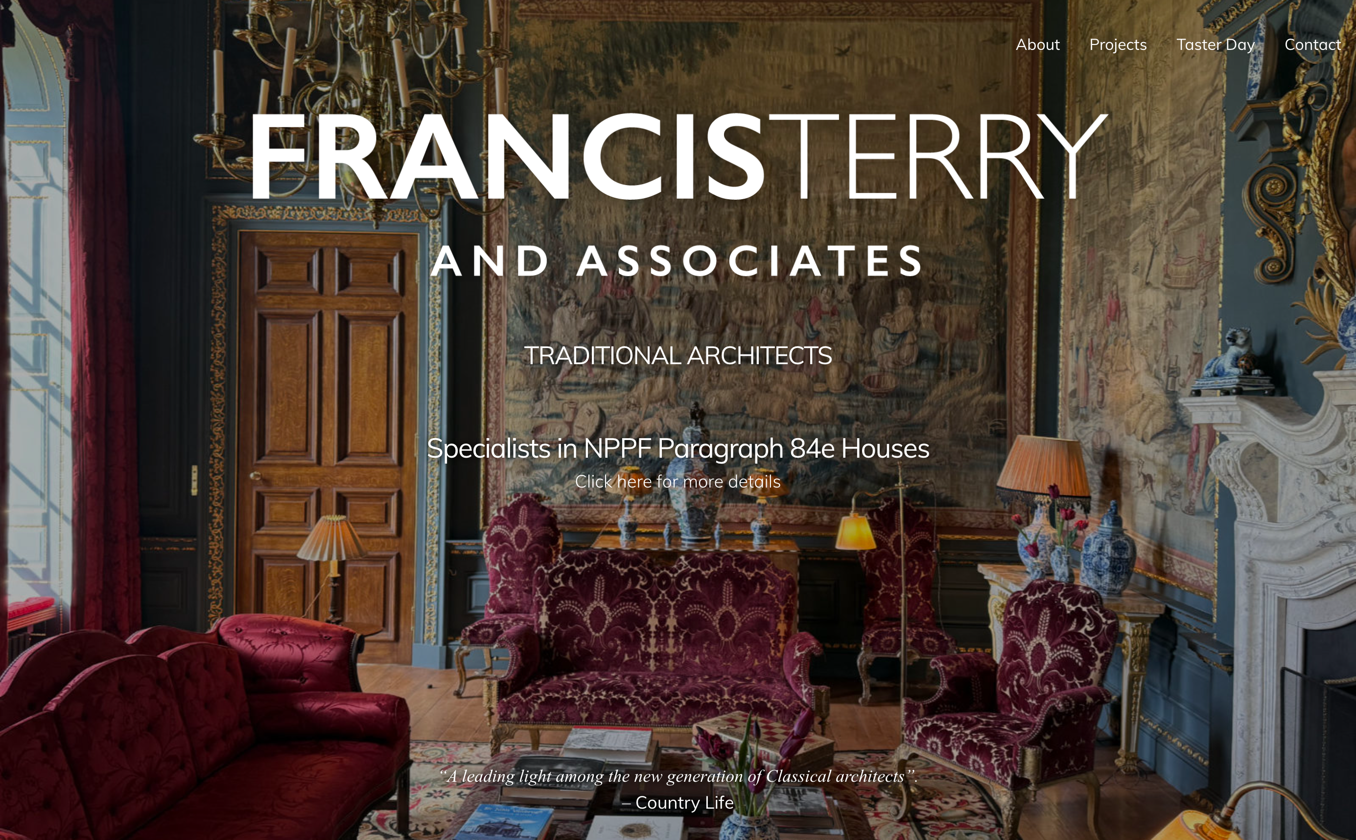 Francis Terry and Associates website