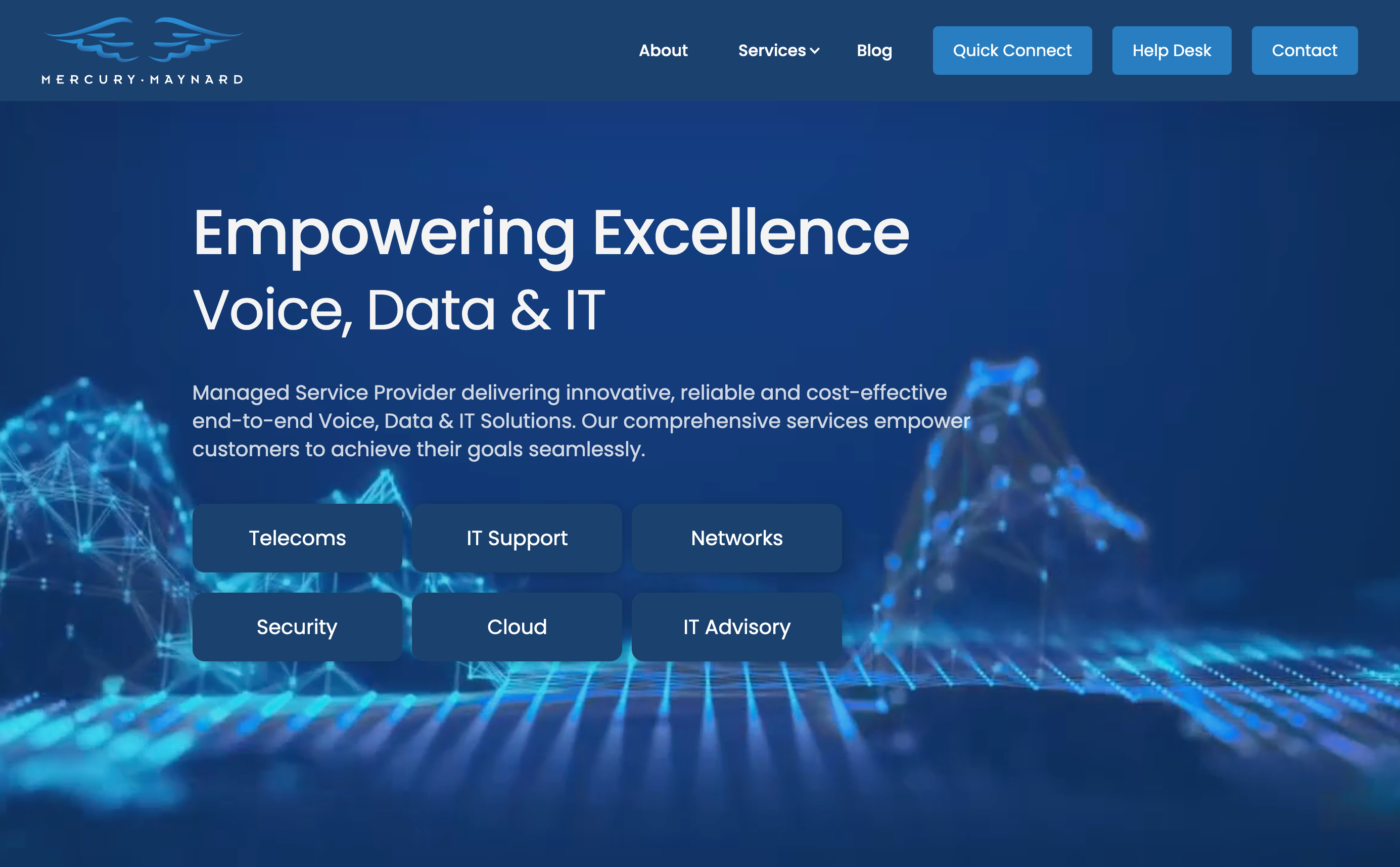 Mercury Maynard website